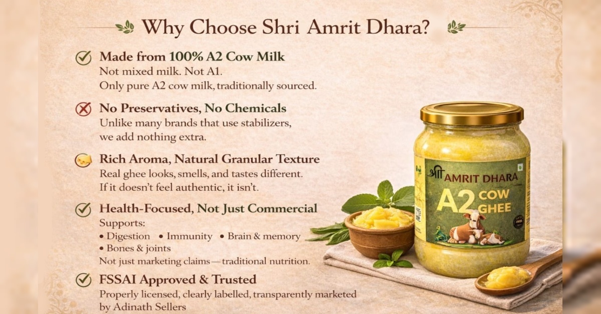 Shri Amrit Dhara A2 Cow Ghee — slide 1